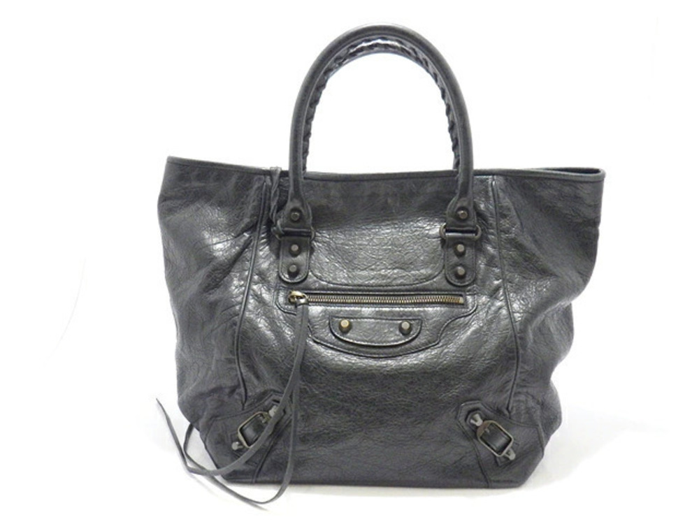 Balenciaga Handbag Sunday Black Leather